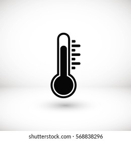 thermometr vector icon, flat design best vector icon