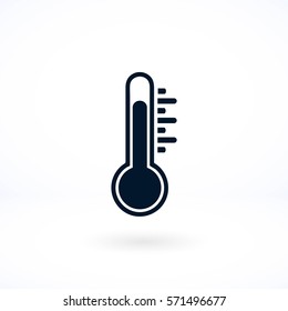thermometr vector icon, flat design best vector icon