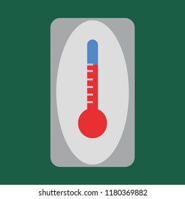 Thermometre icon vector