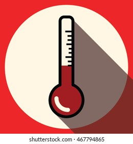 Thermometre Icon Vector Illustrator