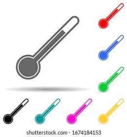 thermometry multi color style icon. Simple thin line, outline vector of web icons for ui and ux, website or mobile application