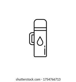 Thermos, Bottle, Flask Vector Icon