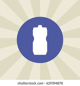 thermos bottle icon. sign design. background