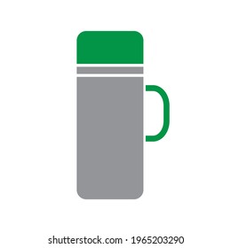 thermos bottle icon vector illustration