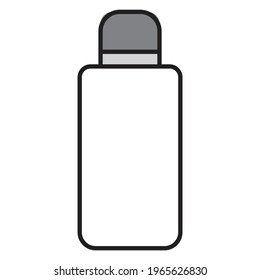 thermos bottle icon vector illustration