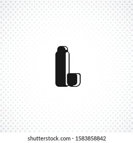 Thermos Bottle vector icon. Thermos Bottle vector icon. Thermos Bottle vector icon. 