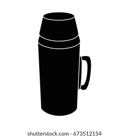 Thermos flask black