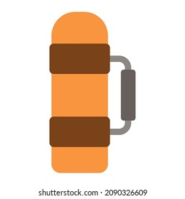 thermos flat clipart vector illustration