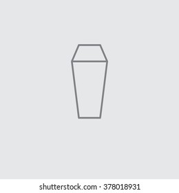 Thermos flat icon vector illustration