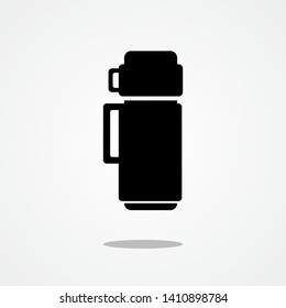Thermos Icon with Gray Shadow