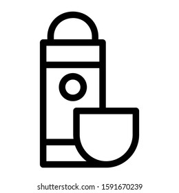 thermos icon isolated sign symbol vector illustration - high quality black style vector icons
