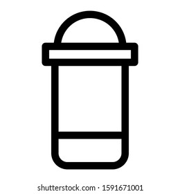 thermos icon isolated sign symbol vector illustration - high quality black style vector icons
