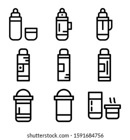 thermos icon isolated sign symbol vector illustration - Collection of high quality black style vector icons
