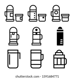 thermos icon isolated sign symbol vector illustration - Collection of high quality black style vector icons
