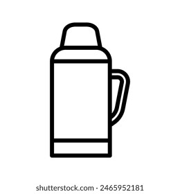 Thermos icon. sign for mobile concept and web design sign color editable