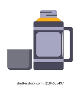 Thermos icon. Subtable to place on drink, camping, etc.