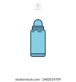 Thermos Icon symbol vector illustration isolated on white background
