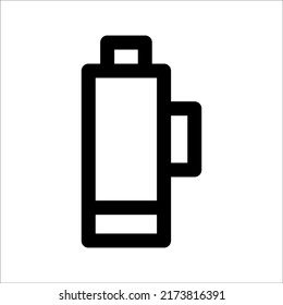 Thermos icon in trendy style isolated on white background, Symbol for your website design, logo, application, UI, Eps10 vector illustration.