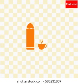 Thermos  icon Vector design.