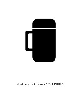 thermos icon. vector illustration