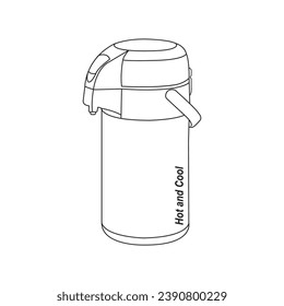 Thermos icon vector illustration design