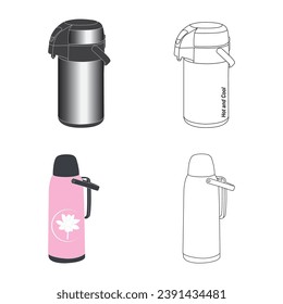 Thermos icon vector illustration design