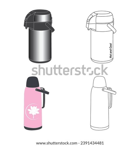 Thermos icon vector illustration design