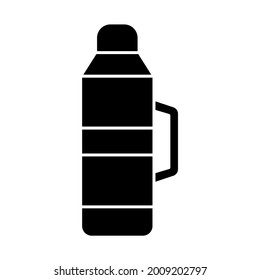 Imagen vectorial de icono Thermos. También se puede usar para aplicaciones web, aplicaciones móviles y medios impresos.