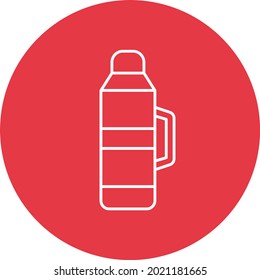 Thermos icon vector image. Can also be used for web apps, mobile apps and print media.