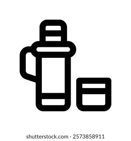 thermos icon. vector line icon for your website, mobile, presentation, and logo design.