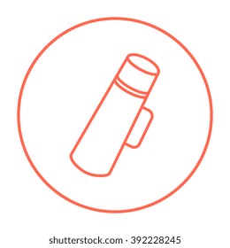 Thermos line icon.