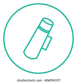 Thermos line icon.