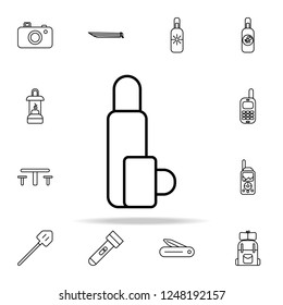 thermos line icon. camping icons universal set for web and mobile