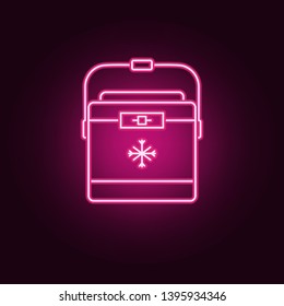thermos neon icon. Elements of Kitchen set. Simple icon for websites, web design, mobile app, info graphics
