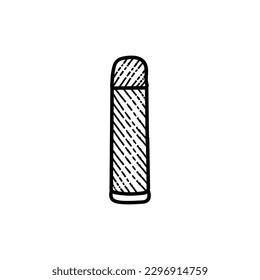 Thermos stainless line art modern logo