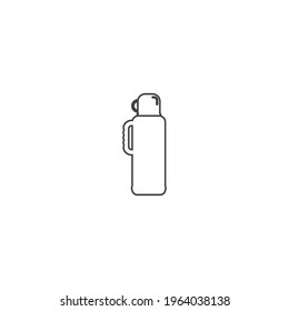 Thermos  vector icon illustration design template.