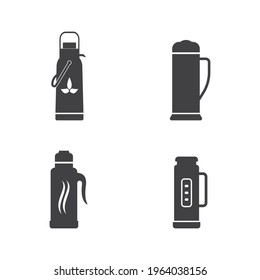 Thermos  vector icon illustration design template.