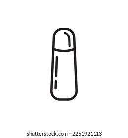 Thermos vector icon illustration design template.