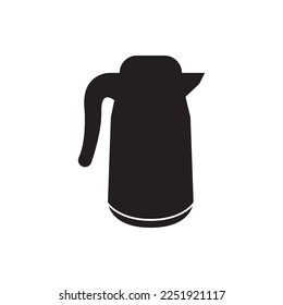 Thermos vector icon illustration design template.