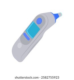 Thermoscan, Medicine Flat Vector Illustration - Isolated