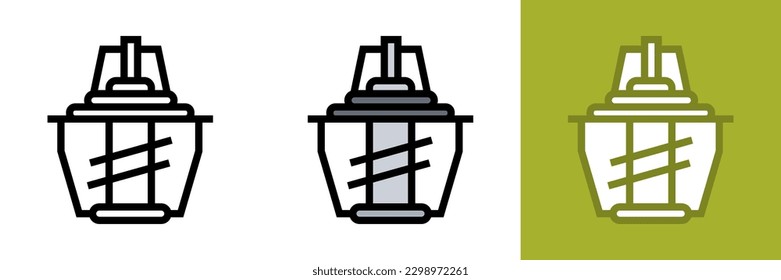 Thermostat Icon, the thermostat is a crucial part of a vehicle's cooling system that regulates the engine's temperature by controlling the flow of coolant.