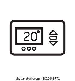 Thermostat Icon, Vector Illustration