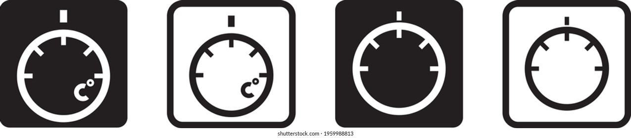 Thermostat icon , vector illustration