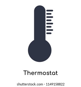 Thermostat icon vector isolated on white background for your web and mobile app design, Thermostat logo concept