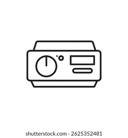 Termostato com mostrador e monitor de temperatura