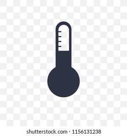 Thermostat vector icon isolated on transparent background, Thermostat logo concept