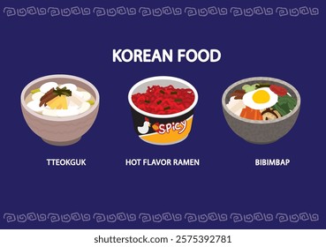 These 3 dishes are the 3 selections of the most popular K-food dishes for foreigners