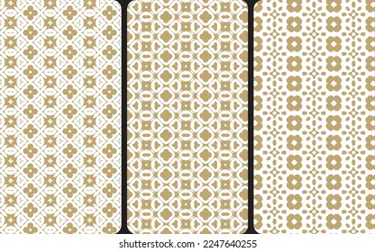 These are the Abstract arabesque seamless pattern
