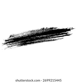 These black ink brush strokes add a unique texture for various design projects.