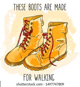 These boots are made for walking. These Boots are made for Walking изображение альбома.